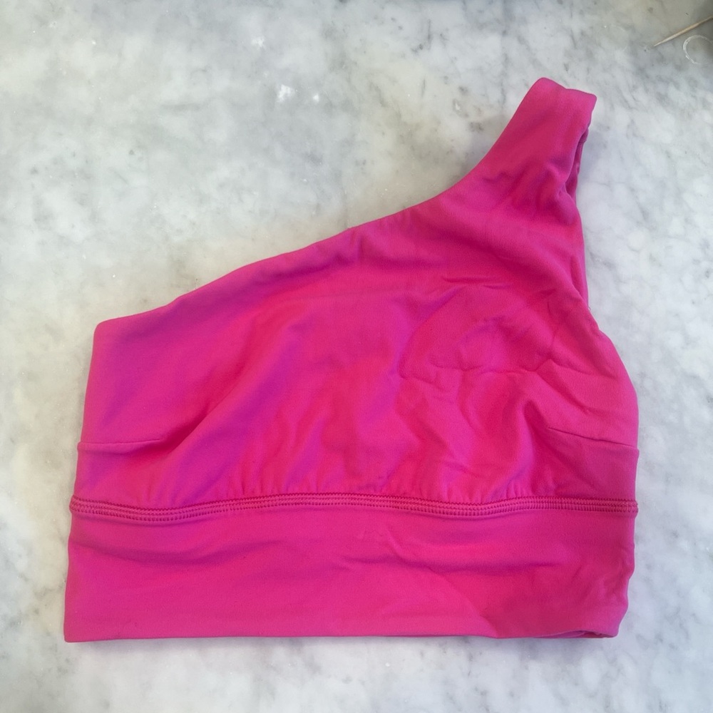 Hot pink Lululemon one strap sports bra(never worn)